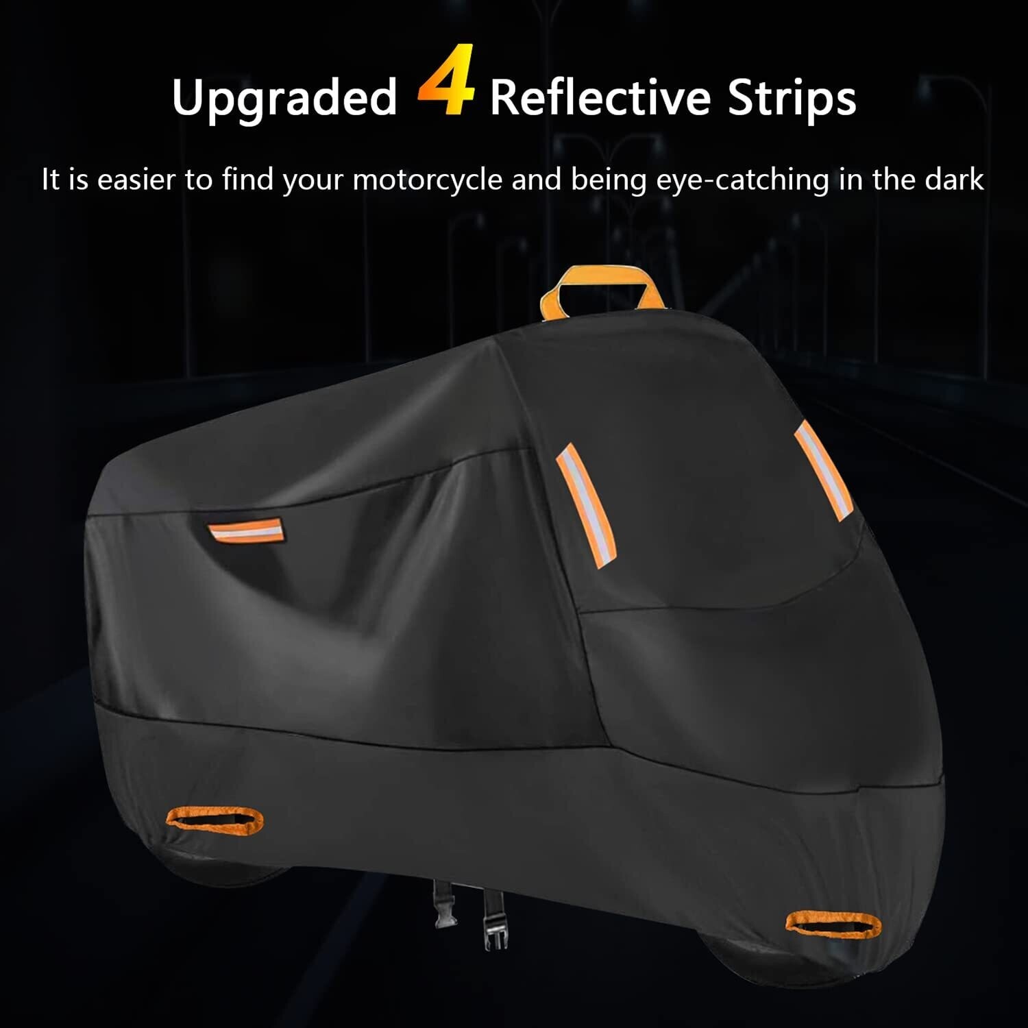 Outdoor Protection Motorcycle Cover with Lock Holes in 300D Waterproof,