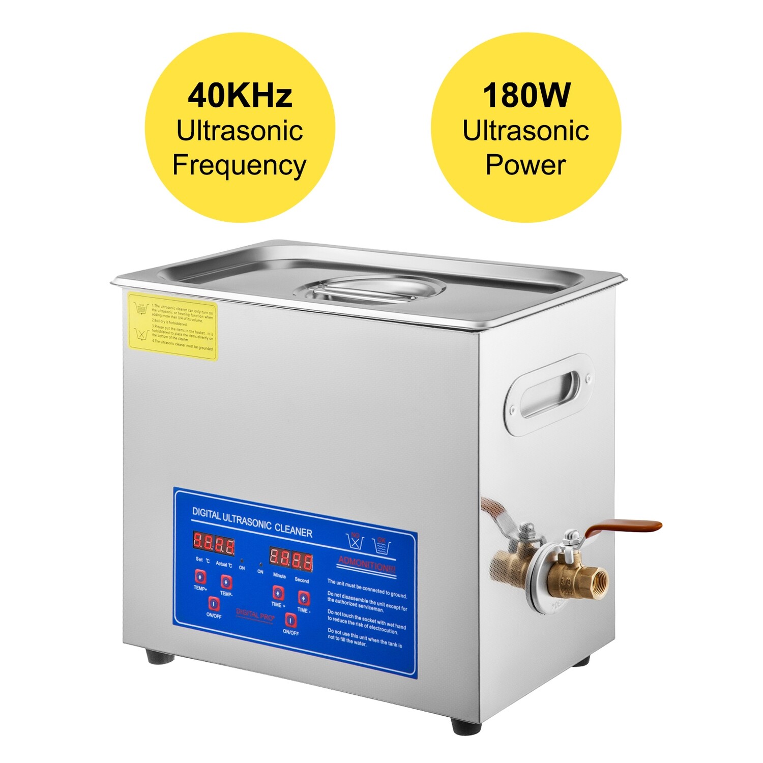 6L Ultrasonic Washing Machine Tub Cleaner - Effective Ultrasonic Cleaner for Deep Cleaning and Maintenance of Washing Machines