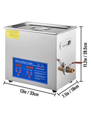 6L Ultrasonic Washing Machine Tub Cleaner - Effective Ultrasonic Cleaner for Deep Cleaning and Maintenance of Washing Machines