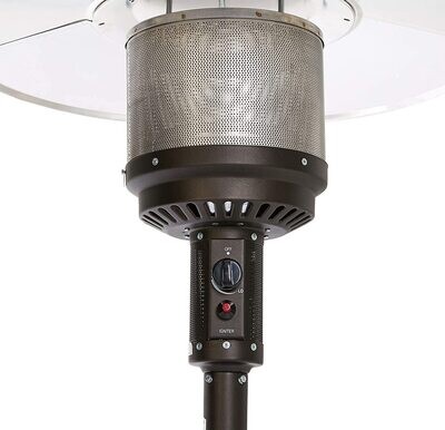 Commercial &amp; Residential 46,000 BTU Outdoor Mushroom Patio Heater with Wheels, Propane