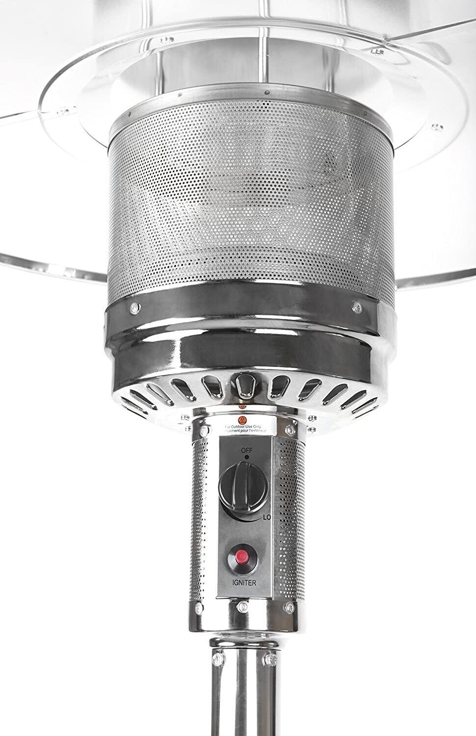 Patio Heater, Mushroom Heater, Steel.