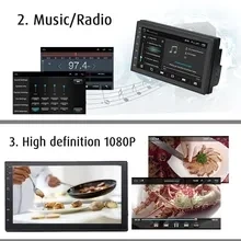7-Inch 2 Din Android 8.0 Car Stereo Radio - High-Performance Multimedia Receiver with Touchscreen Display and Bluetooth Connectivity