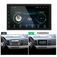 7-Inch 2 Din Android 8.0 Car Stereo Radio - High-Performance Multimedia Receiver with Touchscreen Display and Bluetooth Connectivity