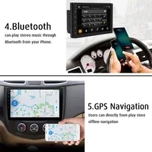 7-Inch 2 Din Android 8.0 Car Stereo Radio - High-Performance Multimedia Receiver with Touchscreen Display and Bluetooth Connectivity