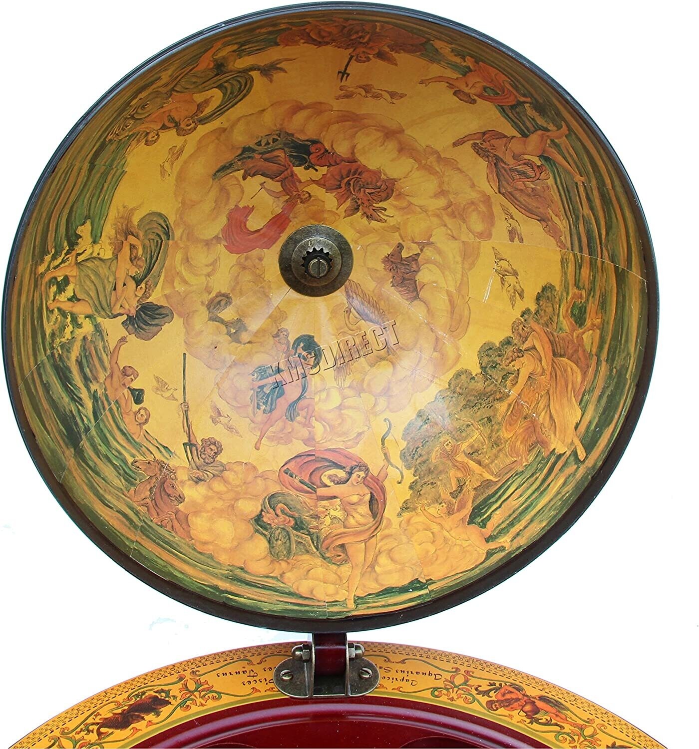 360mm Antique Globe-Shape Bar – Small Whiskey, Wine, and Spirits Storage with Elegant Design