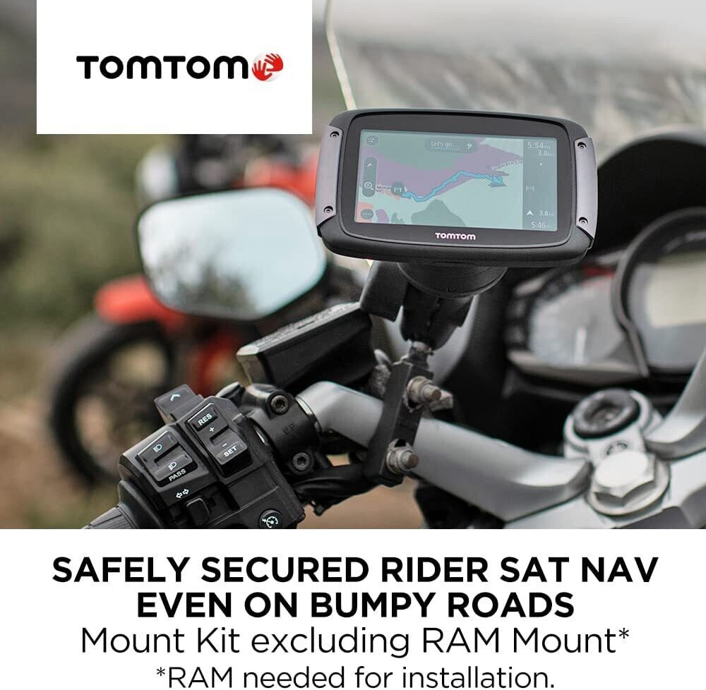 Rider Sat Nav Mount Kit excluding RAM Mount for all TomTom Motorcycle