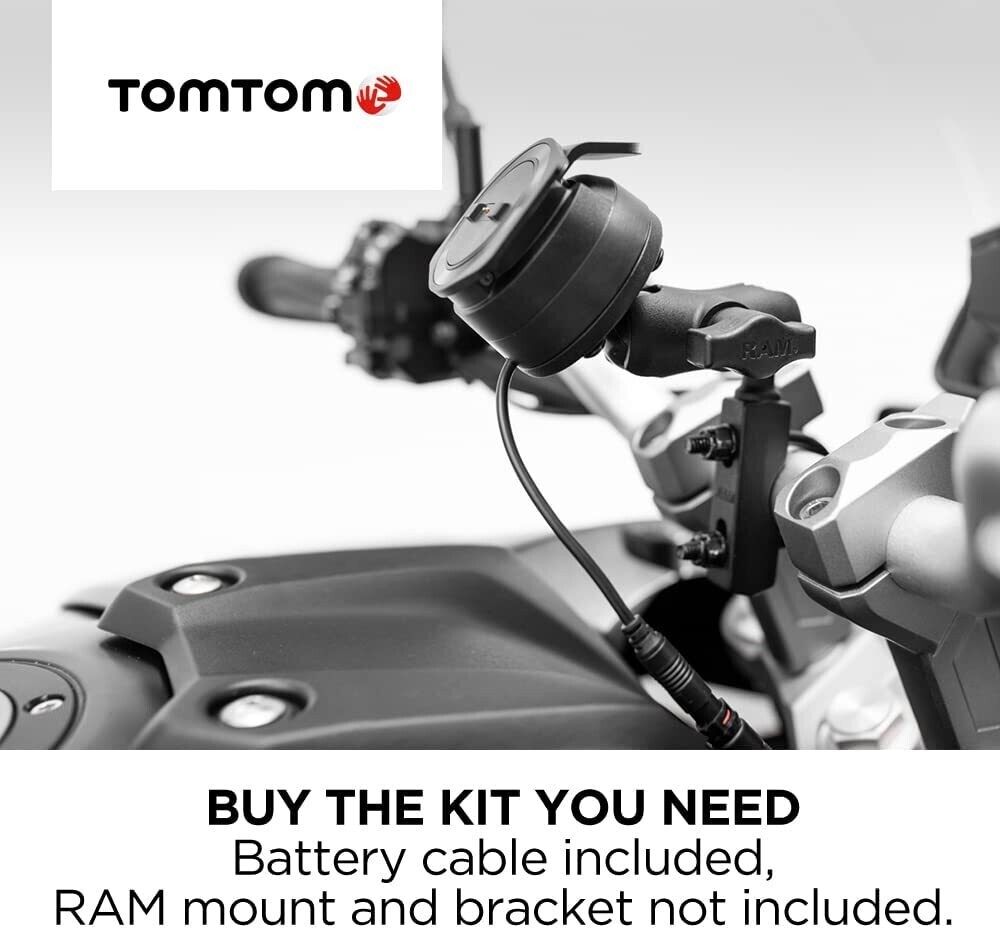 Rider Sat Nav Mount Kit excluding RAM Mount for all TomTom Motorcycle