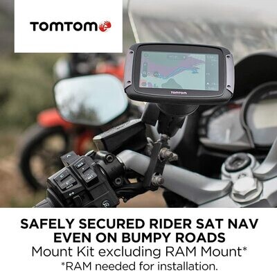 Rider Sat Nav Mount Kit excluding RAM Mount for all TomTom Motorcycle