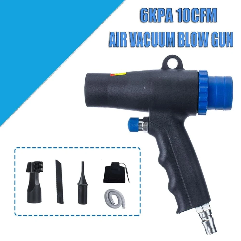 Air Compressor, Pneumatic Vacuum Cleaner Suction Gun Kit, 2 in 1 Dual Function