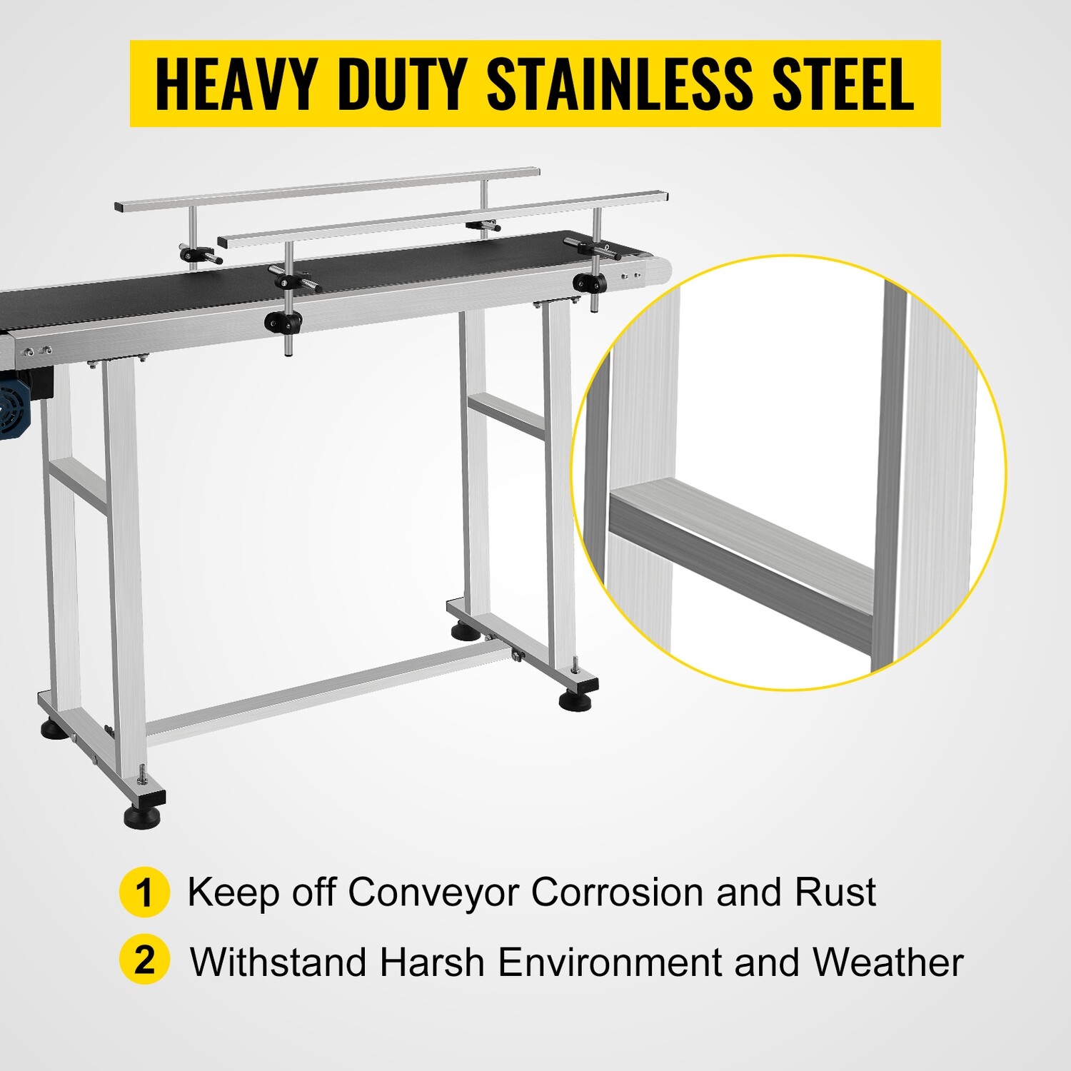 Electric Conveyor Machine with Adjustable PVC Belt – 1500MM x 198MM Stainless Steel Anti-Static Coding Conveyor for Industrial Use