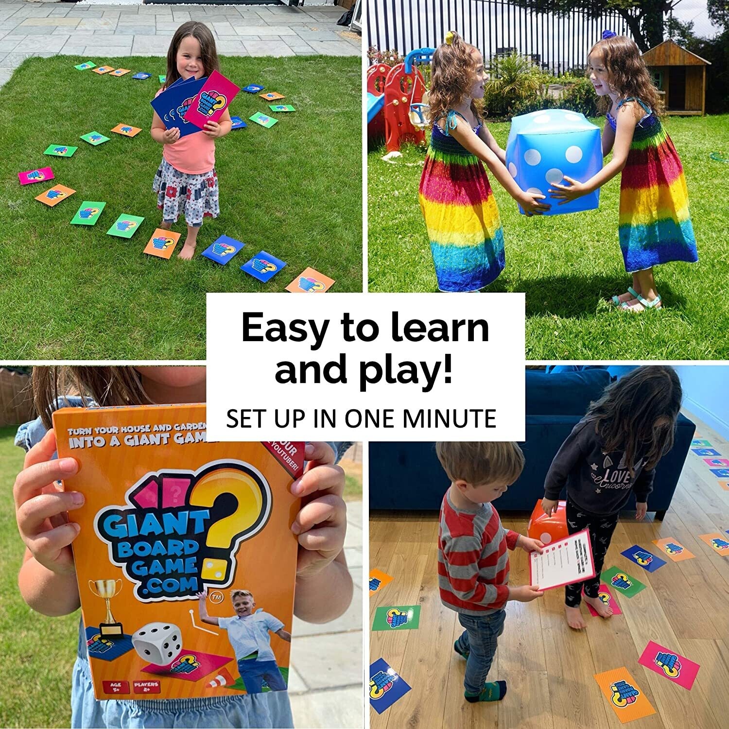 Giant Board Game for Children and Family, Outdoor Garden Entertainment Game