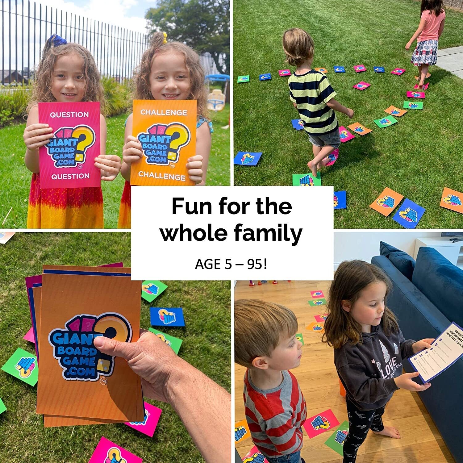 Giant Board Game for Children and Family, Outdoor Garden Entertainment Game