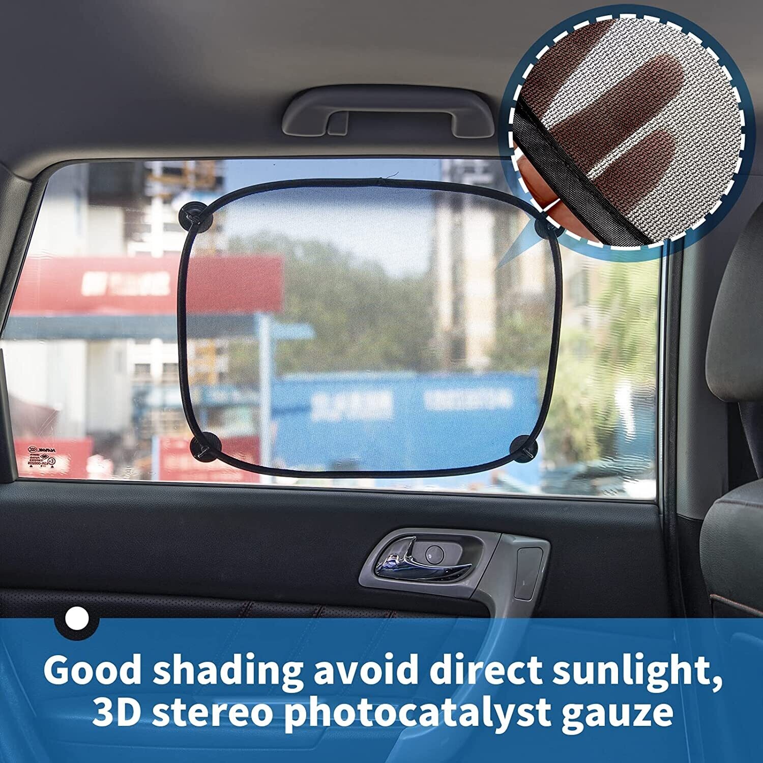 Car Sun Blinds for Kids – UV Protection Sun Shades with Suction for Baby and Child Safety
