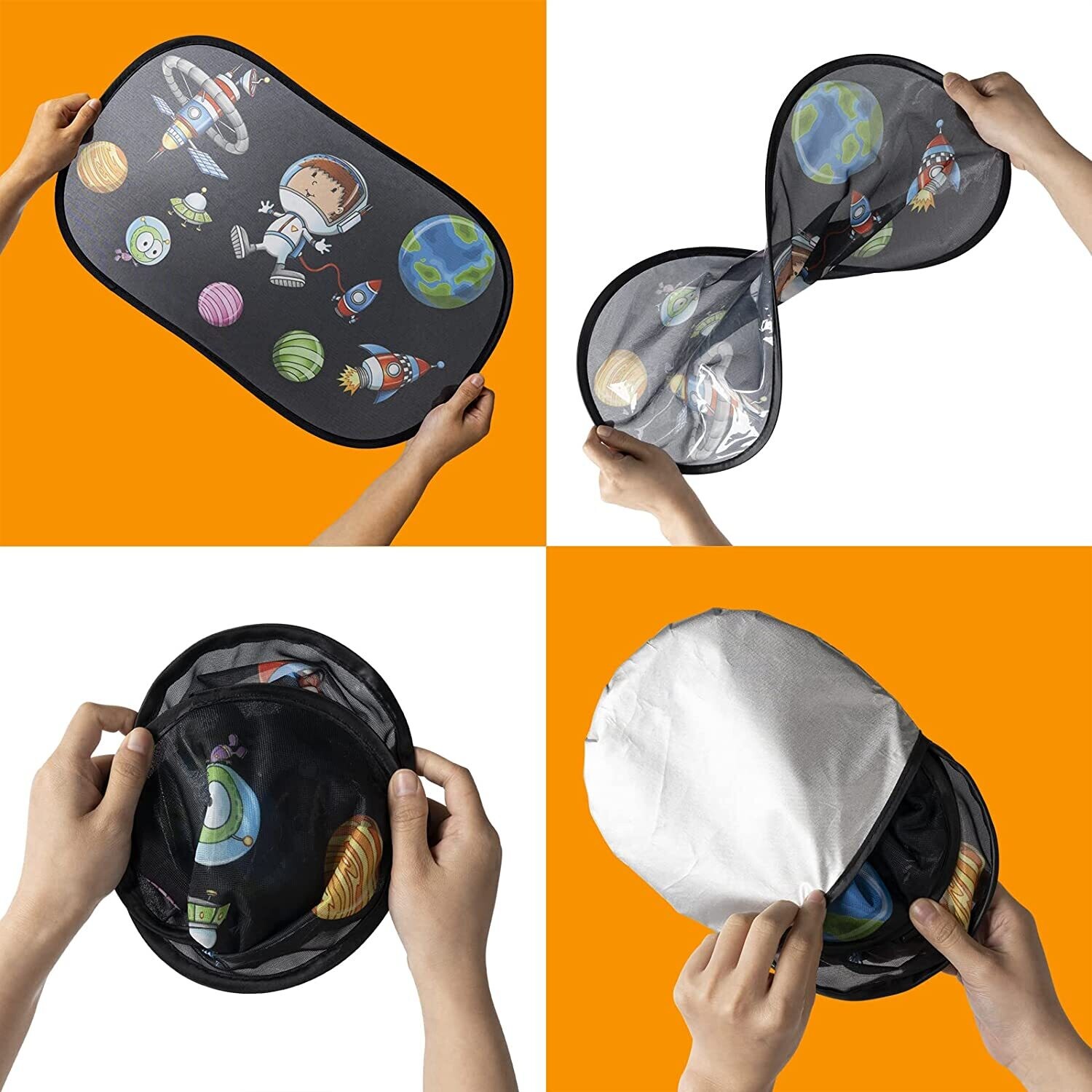 Car Sun Blinds for Kids – UV Protection Sun Shades with Suction for Baby and Child Safety
