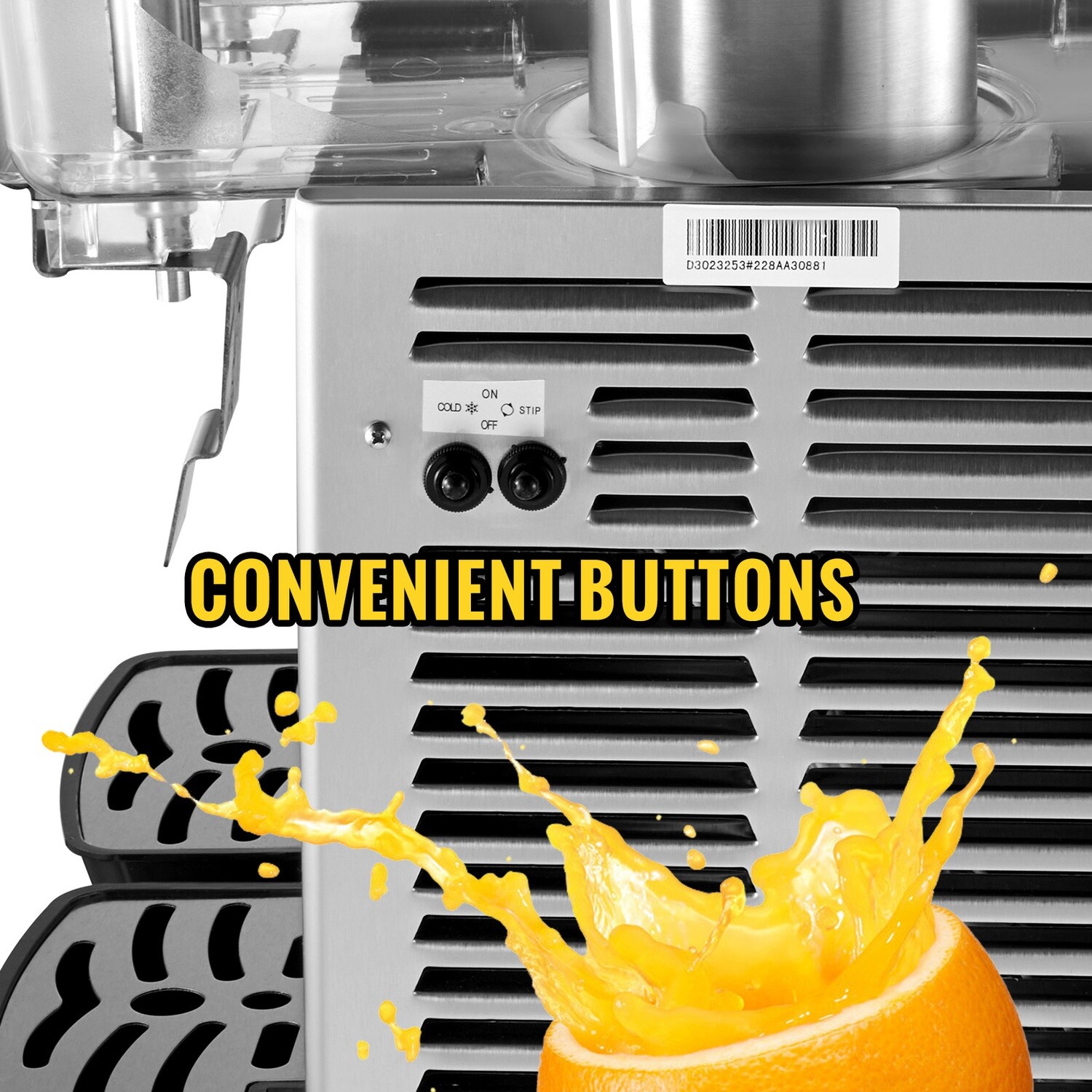Commercial Stainless Steel Fruit Juice Beverage Dispensers – 2 Tanks, 6.4 Gallon Capacity, Ideal for Restaurants and Catering