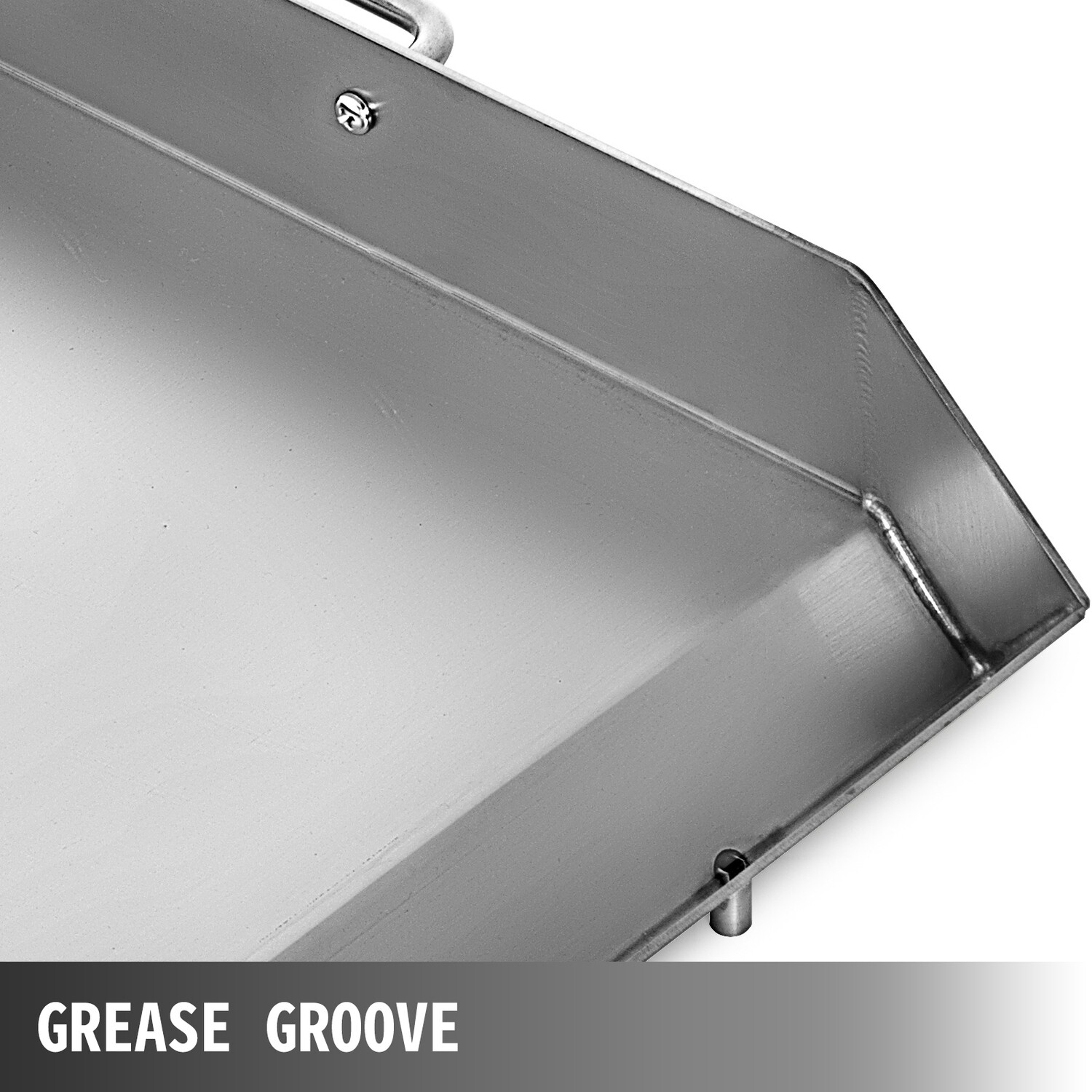 16 x 18-Inch Flat Stainless Steel Square Grill Plate for Cooking, Durable BBQ Griddle for Outdoor and Indoor Use