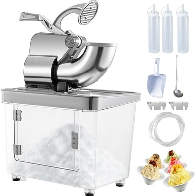 Commercial Snow Cone &amp; Snowball Machines, High-Performance Models – Produce up to 180 kg/h at 1450 r/min for Fast Ice Shaving
