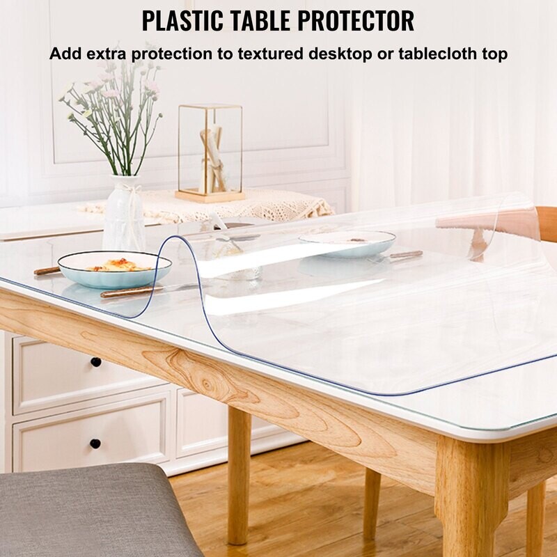 Waterproof PVC Tablecloth Protector 42 x 78 inches Dining Table Cover