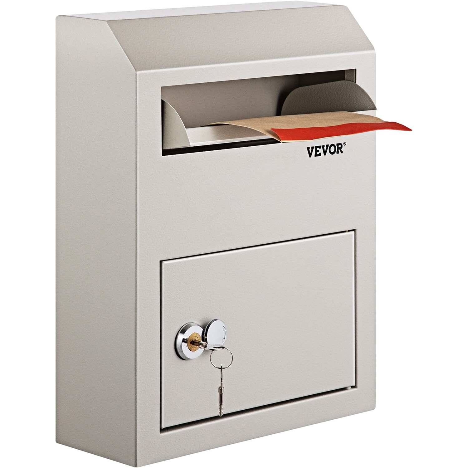 Suggestion Box, Lockable Ballot Box for Donations,