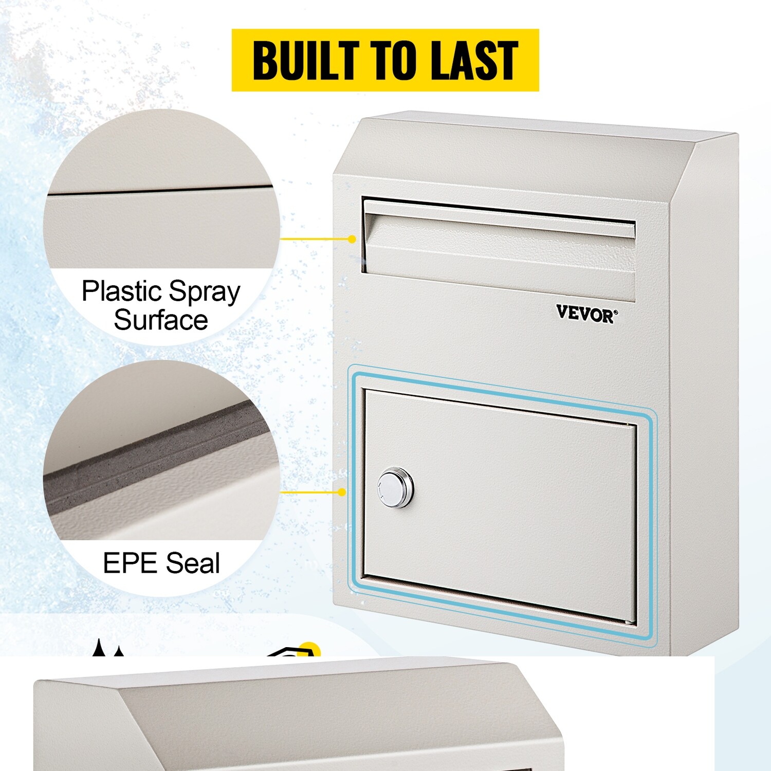 Suggestion Box, Lockable Ballot Box for Donations,