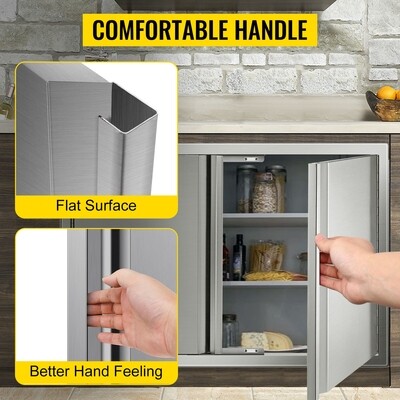 BBQ Access Door 28x19 Inch – Outdoor Kitchen Doors for Easy Access and Storage