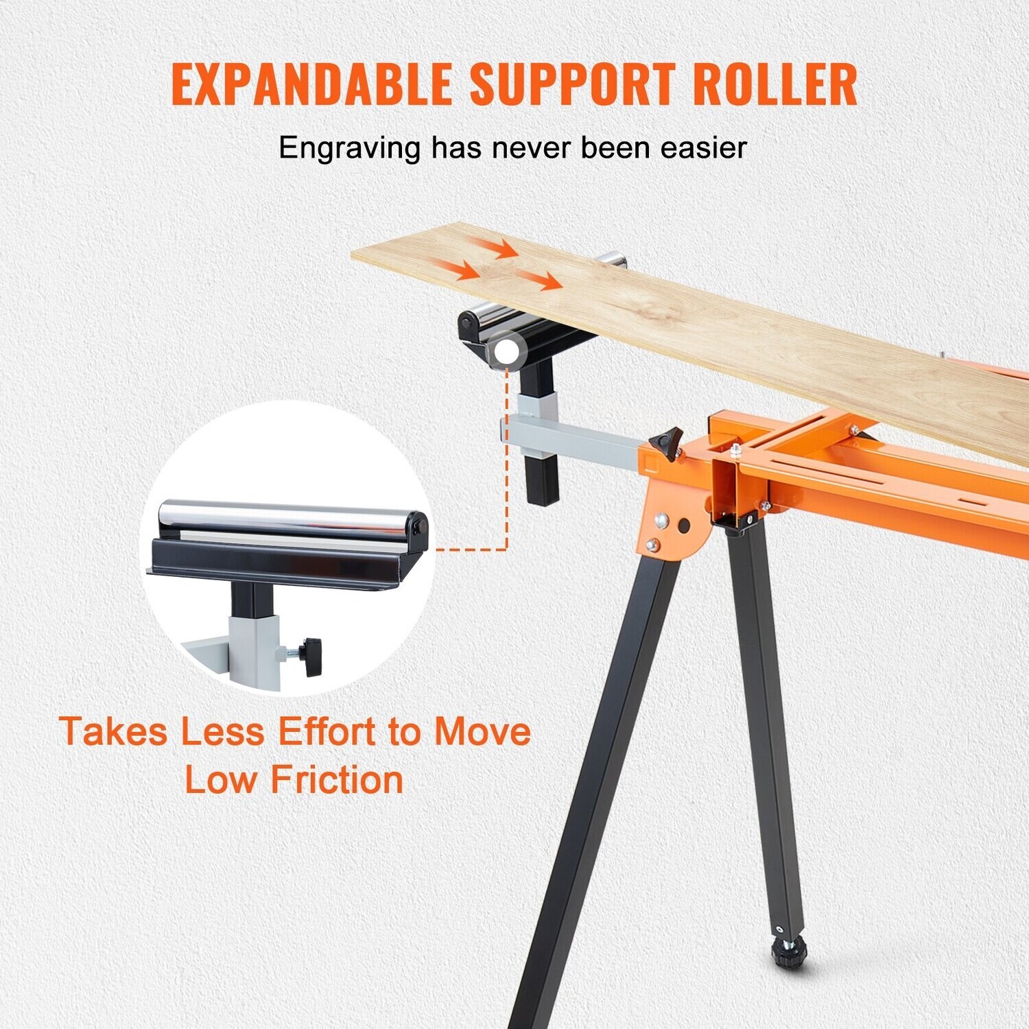 79in Miter Saw Stand with One-Piece Mounting Brackets and Sliding Rail - Heavy-Duty 330lbs Capacity for Stable and Efficient Cutting