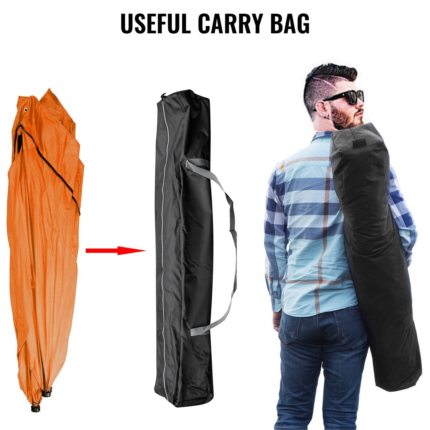 Portable Ice Shelter made of 300d Oxford Fabric for 8 People