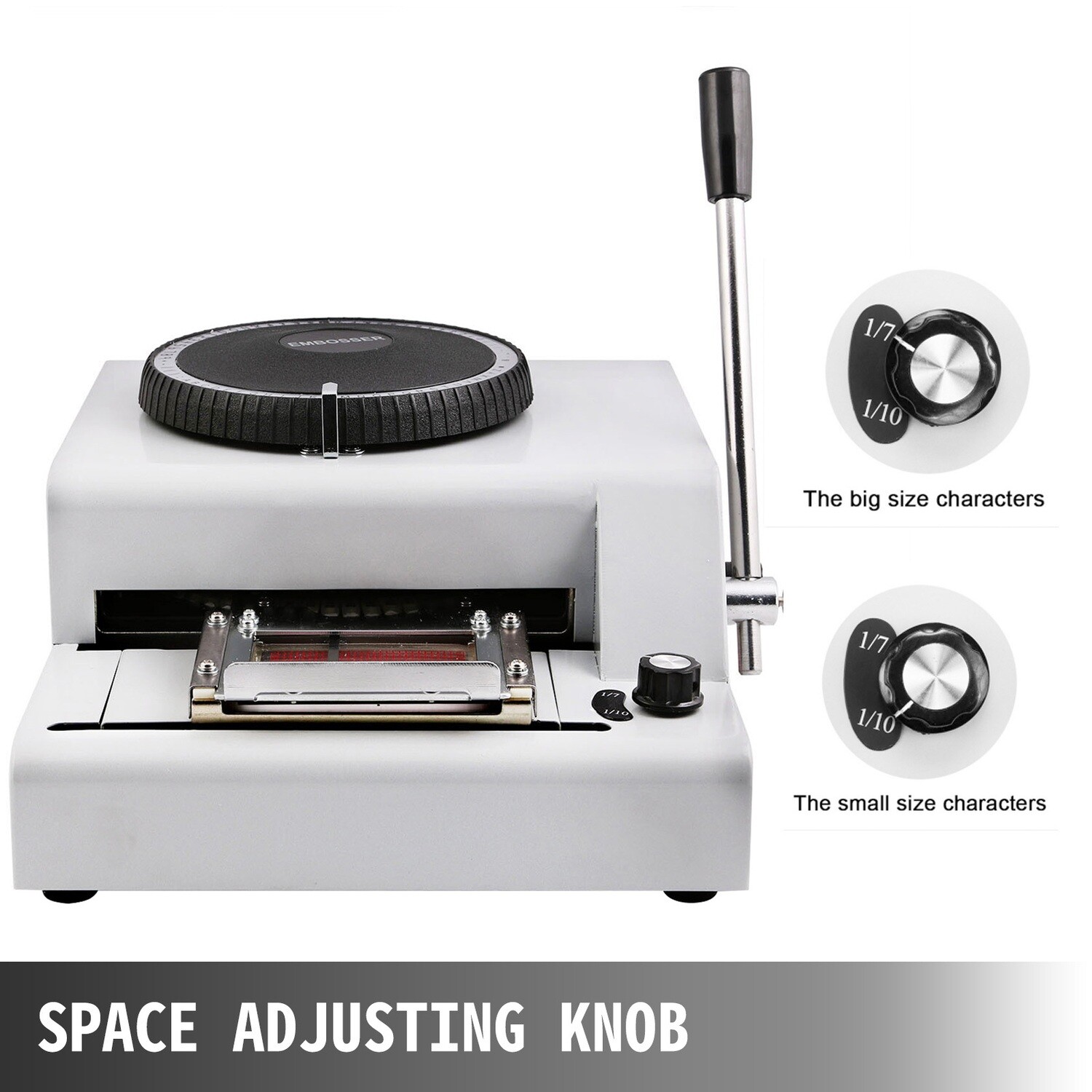 Manual 72-Character Card Embossing Machine
