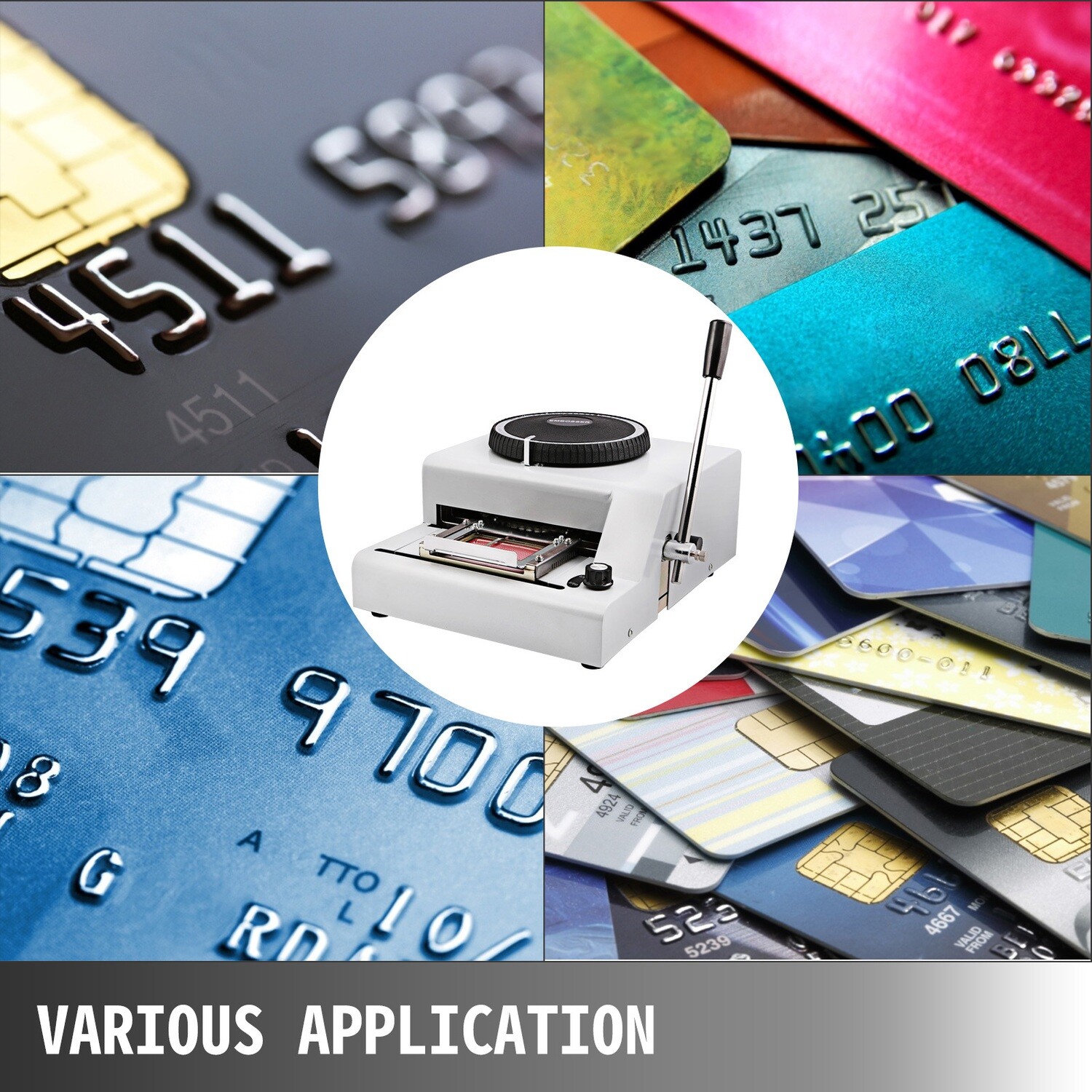 Manual 72-Character Card Embossing Machine