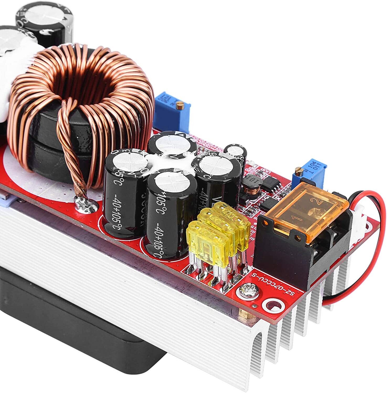 Voltage Up Converter Boost Module DC-DC 10-60V to 12-97V 1500W CC-CV Power Supply Module for Boost