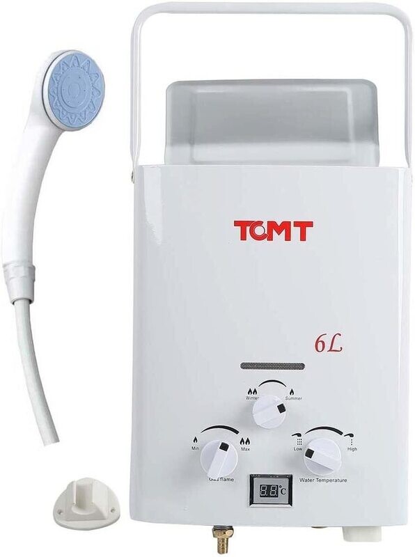 Propane Gas-6L, 1.6GPM, Outdoor Instant Tankless Hot Water Heater