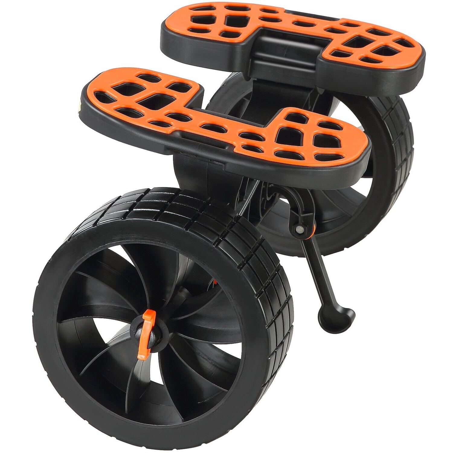 Heavy-Duty Cart with Non-Slip Support Foot and Adjustable Brackets for Stable Transport and Customizable Load Capacity