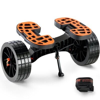 Heavy-Duty Cart with Non-Slip Support Foot and Adjustable Brackets for Stable Transport and Customizable Load Capacity