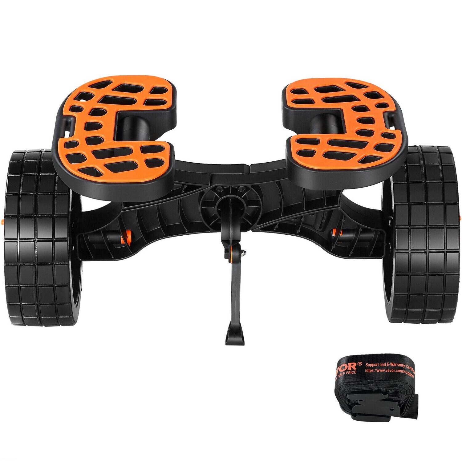 Heavy-Duty Cart with Non-Slip Support Foot and Adjustable Brackets for Stable Transport and Customizable Load Capacity