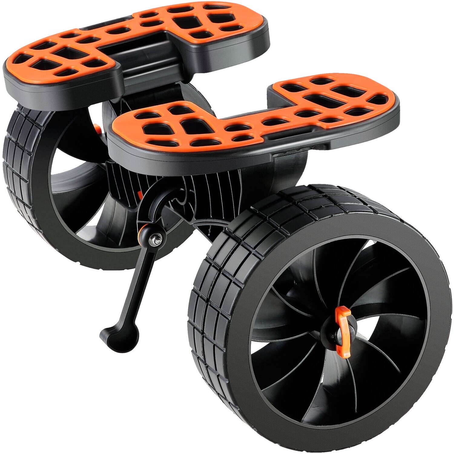Heavy-Duty Cart with Non-Slip Support Foot and Adjustable Brackets for Stable Transport and Customizable Load Capacity