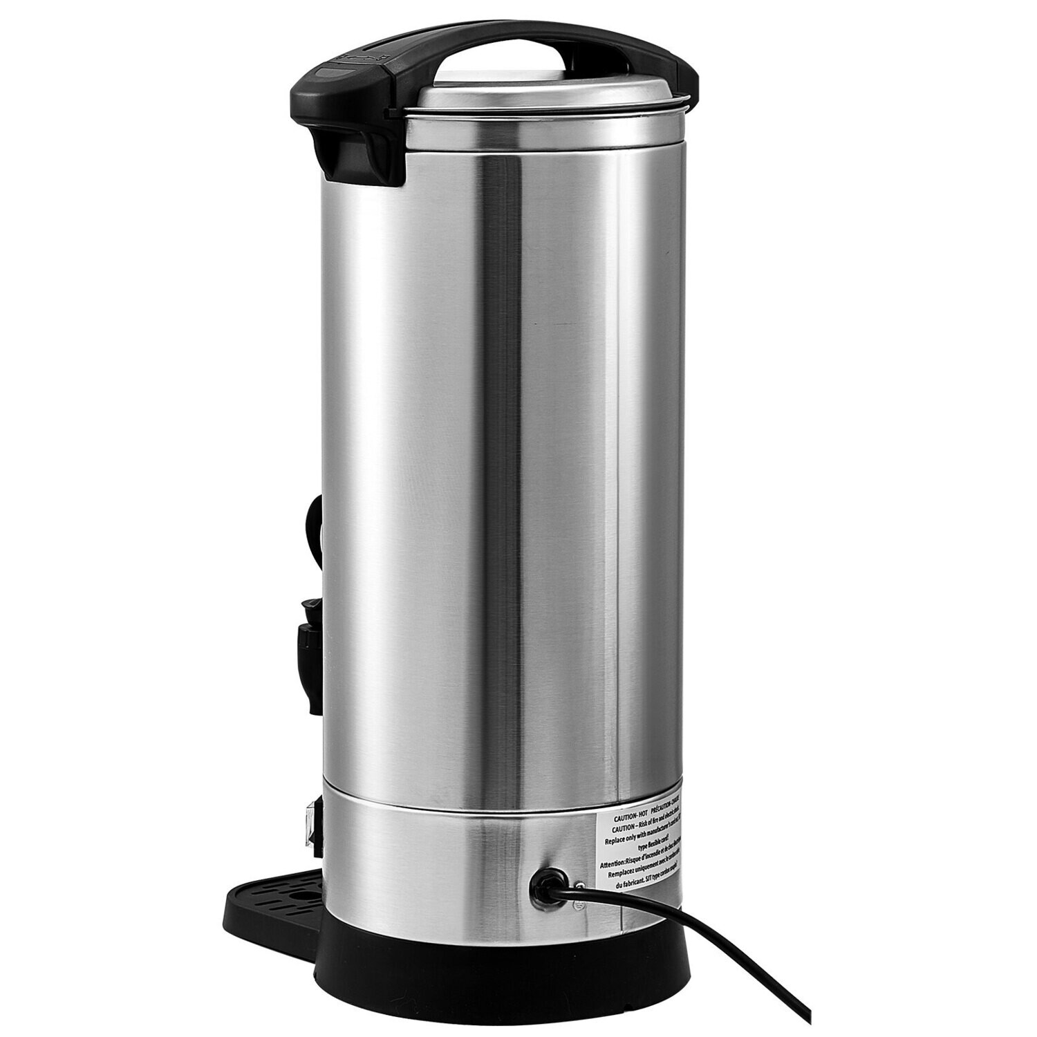Large Coffee Dispenser, Commercial Coffee Urn, 110 Cups Stainless Steel
