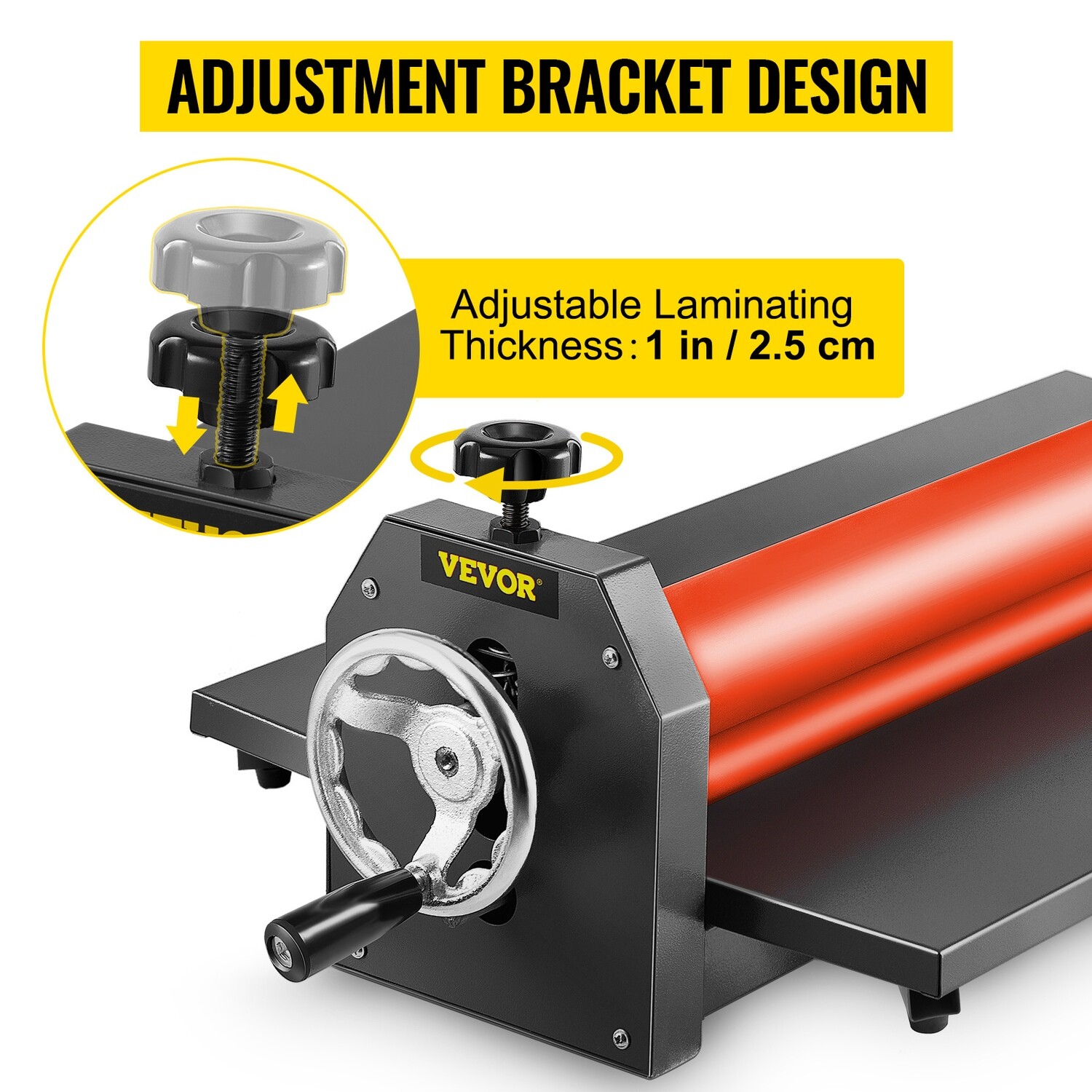 Vinyl Photo Film Mounting Laminating 29.5 750MM Manual Cold Roll Laminator