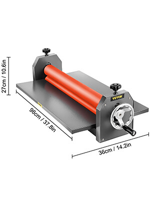 Vinyl Photo Film Mounting Laminating 29.5 750MM Manual Cold Roll Laminator