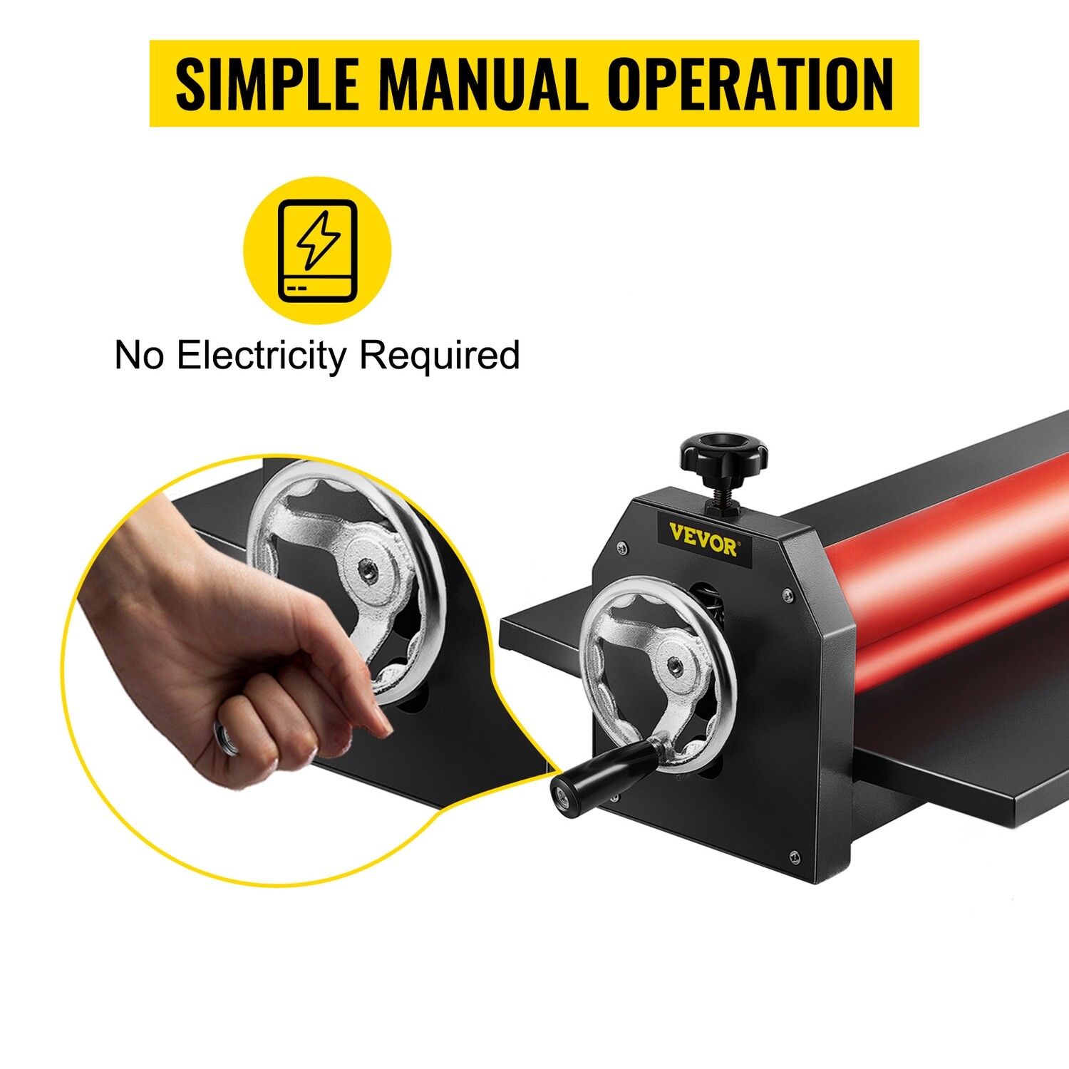Vinyl Photo Film Mounting Laminating 29.5 750MM Manual Cold Roll Laminator