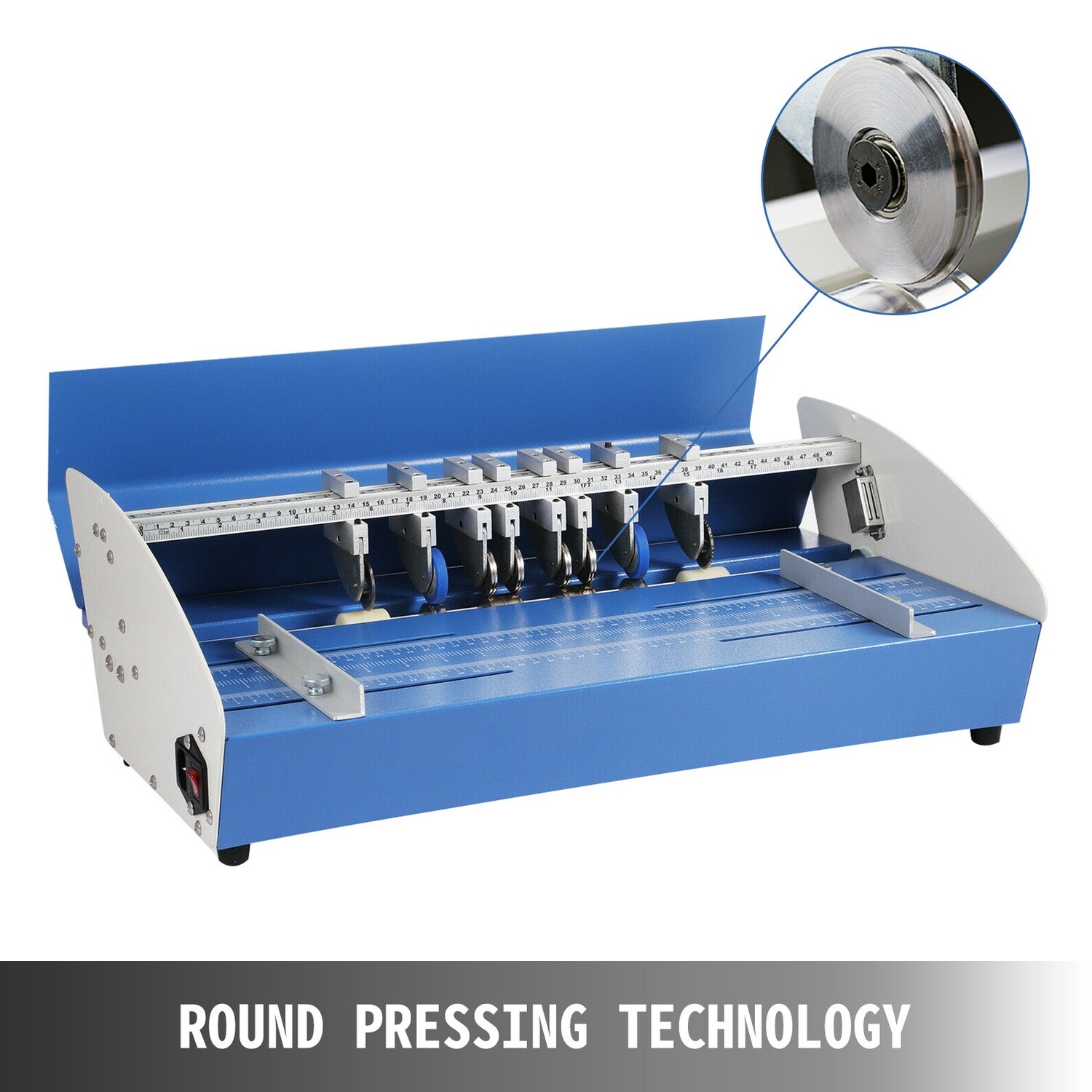 Electric Creasing Machine 3-in-1 – 20.5&quot; (520mm) Paper Creaser with Perforating and Scoring Functions for Precision Finishing