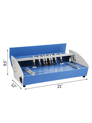 Electric Creasing Machine 3-in-1 – 20.5&quot; (520mm) Paper Creaser with Perforating and Scoring Functions for Precision Finishing
