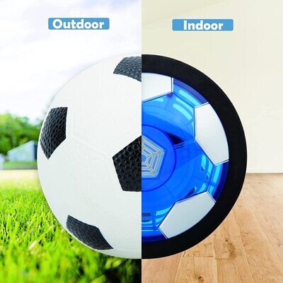 Set of 3 balls, 2 strikes, and 2 football goals for air power football hover ball hockey.