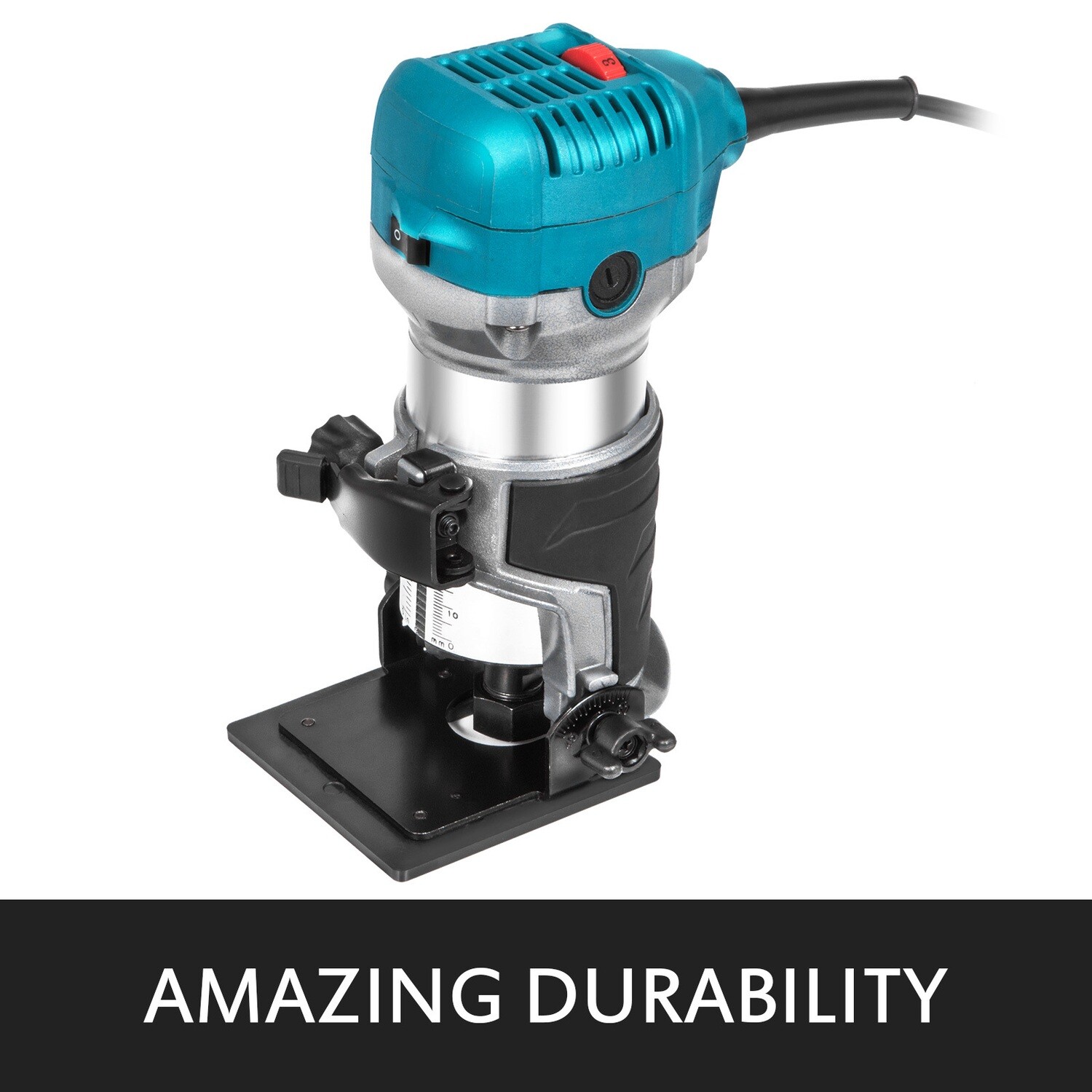 Variable Speed Compact Router Kit, 10,000-30,000 RPM – High-Performance Tool for Precision Woodworking and Shaping
