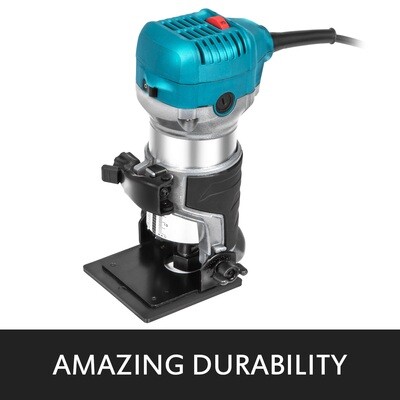 Variable Speed Compact Router Kit, 10,000-30,000 RPM – High-Performance Tool for Precision Woodworking and Shaping