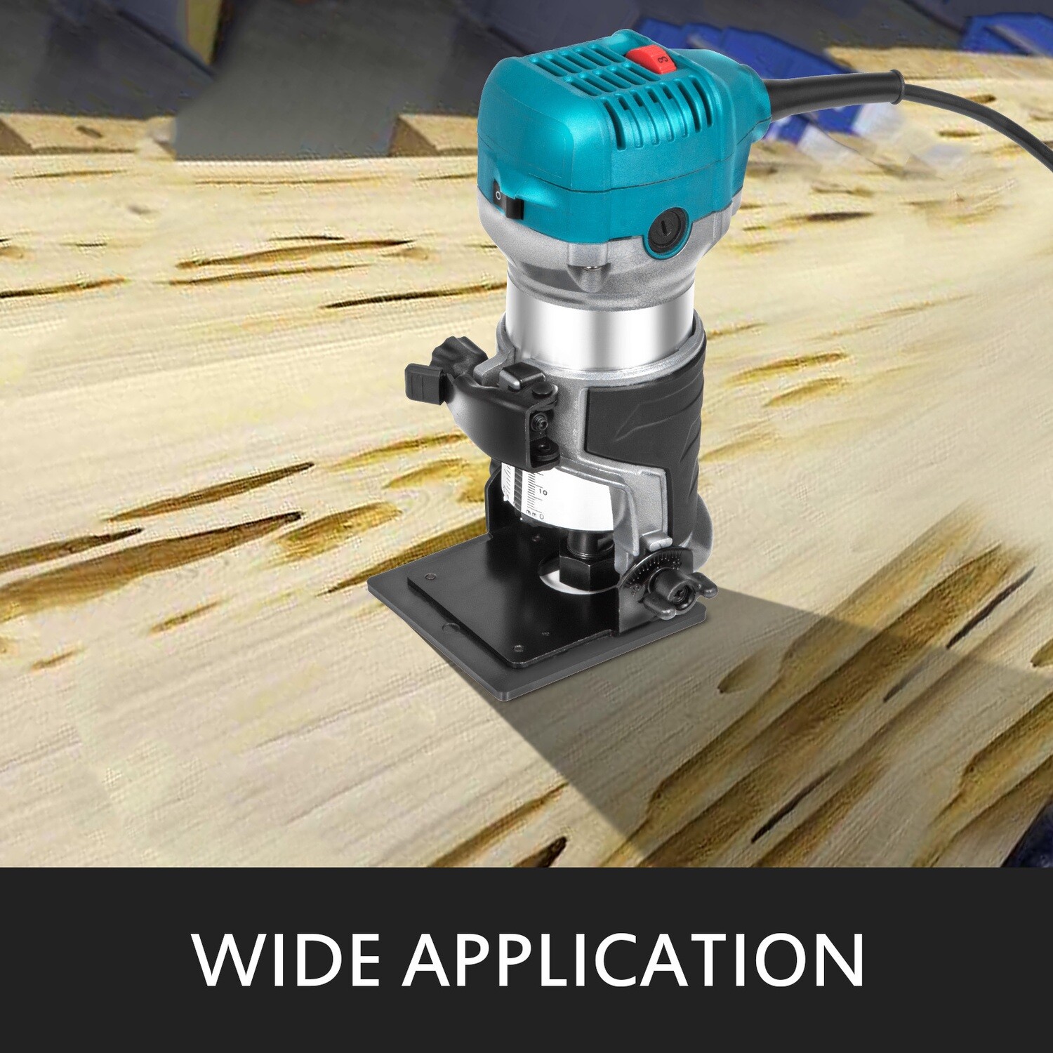 Variable Speed Compact Router Kit, 10,000-30,000 RPM – High-Performance Tool for Precision Woodworking and Shaping