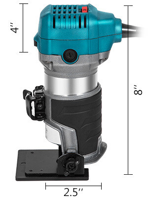 Variable Speed Compact Router Kit, 10,000-30,000 RPM – High-Performance Tool for Precision Woodworking and Shaping