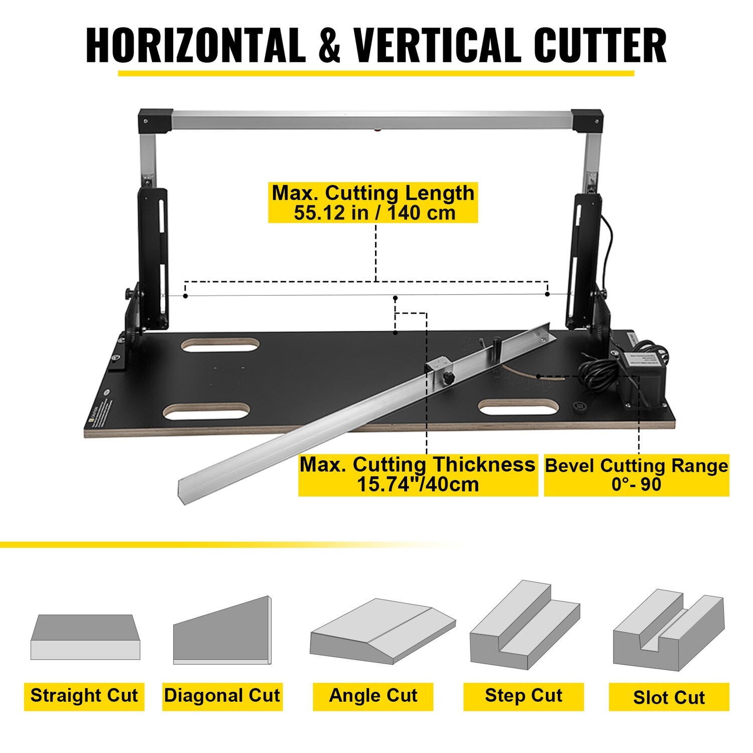 Foam Cutter 140 cm Max Thickness – Desktop Styrofoam Cutting Machine for Precision Cuts