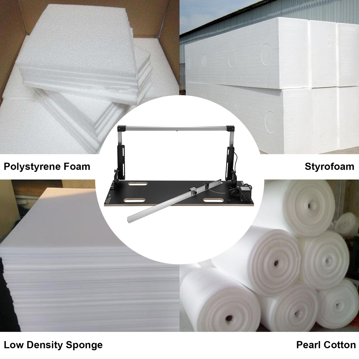 Foam Cutter 140 cm Max Thickness – Desktop Styrofoam Cutting Machine for Precision Cuts