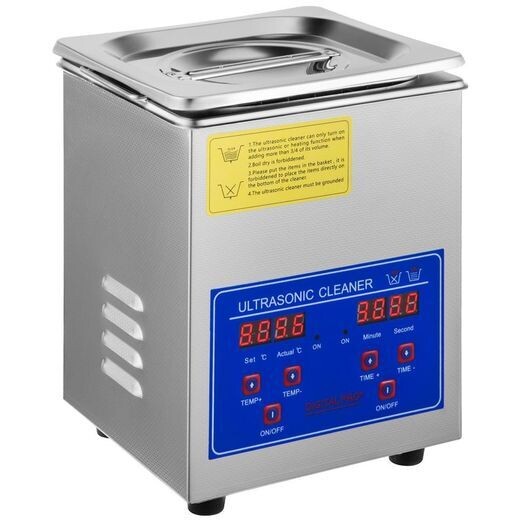 2L Washing Machine Ultrasonic Cleaner - Compact Ultrasonic Tub Cleaner for Effective Cleaning of Small Parts, Jewelry, and Delicate Items - Efficient and User-Friendly Ultrasonic Cleaning Solution for