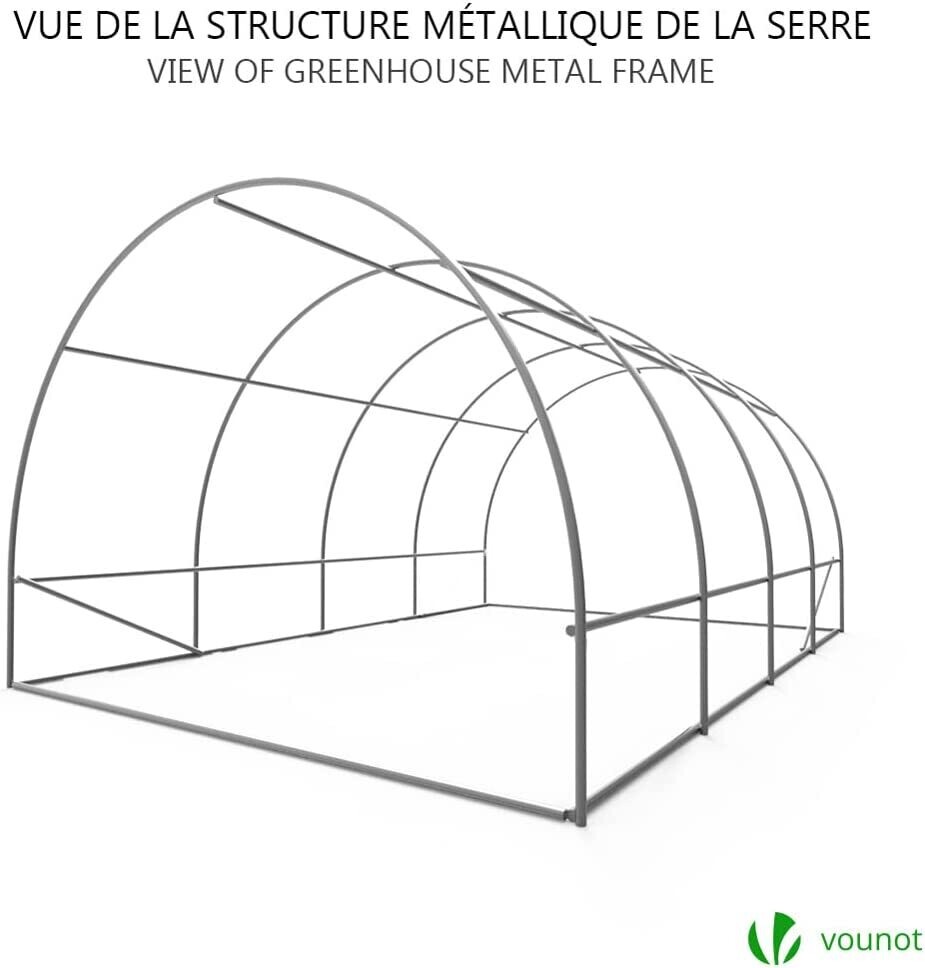 Polytunnel Greenhouse 4x3x2m 12m² Poly Tunnels Gardening Walk